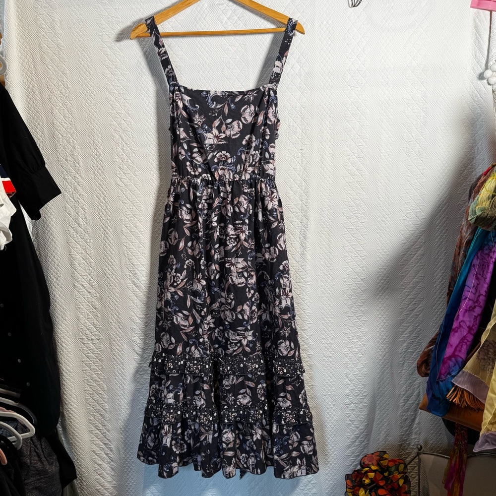 ROAN & RYAN floral sundress maxi dress Large